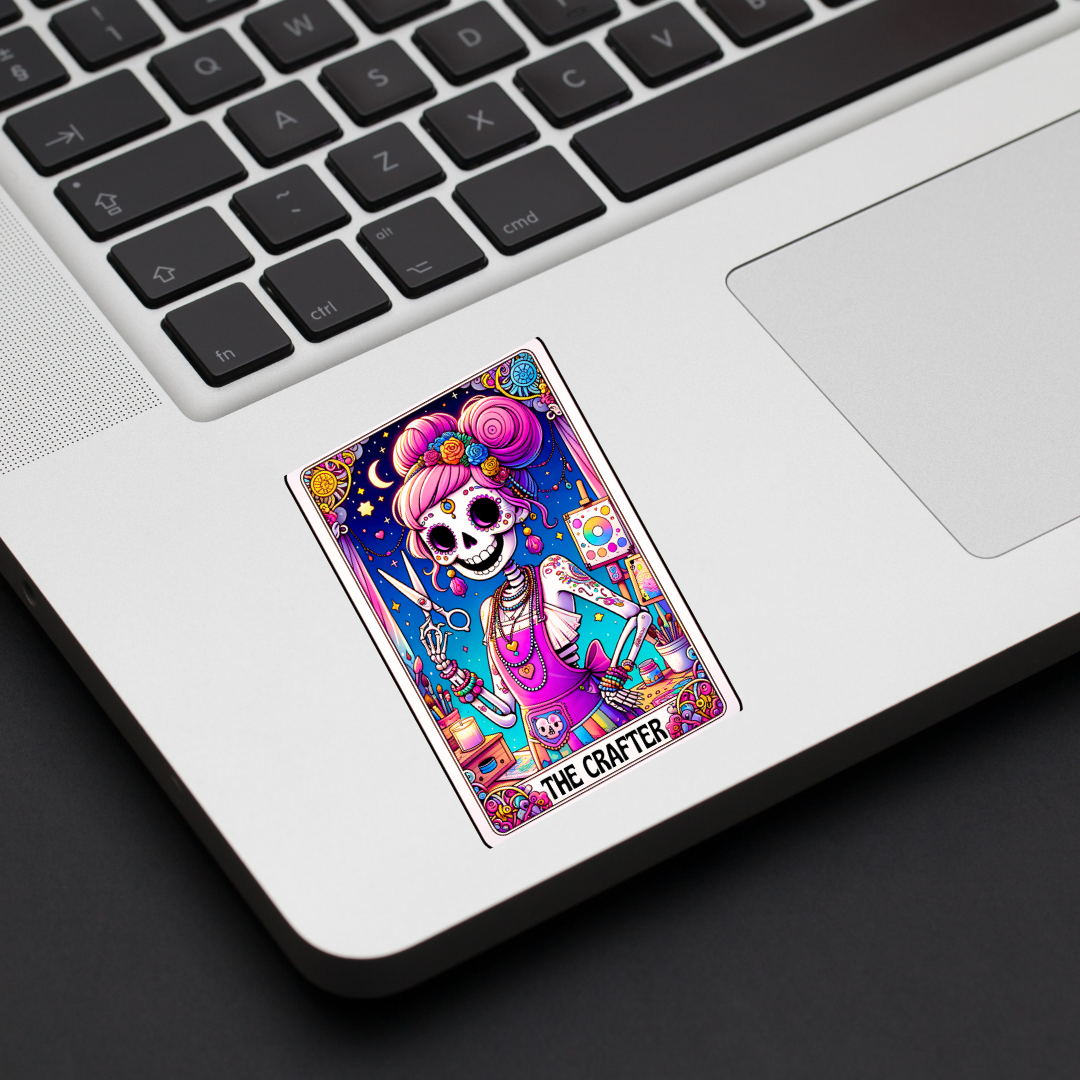 The Crafter Tarot Card Decal