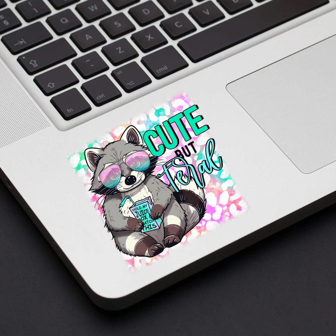 Cute but Feral Decal