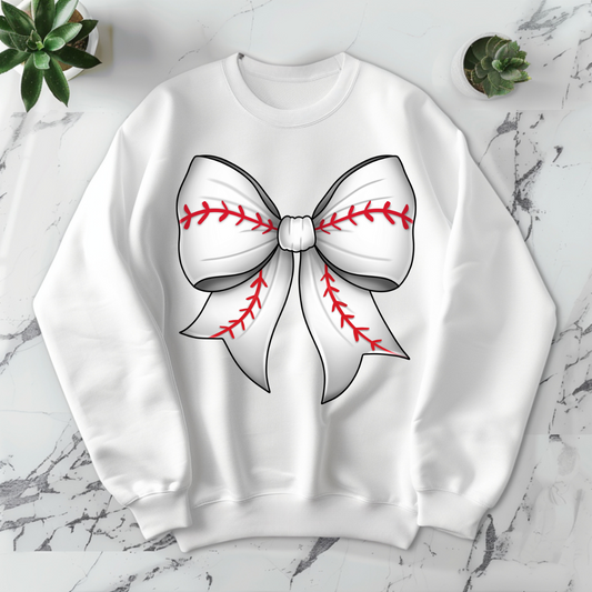 Baseball Bow  -DTF Transfer Print