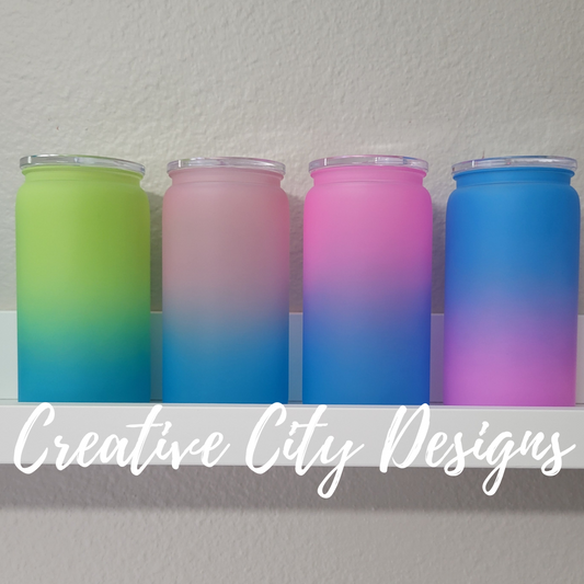 Ombre Opaque Acrylic Tumblers