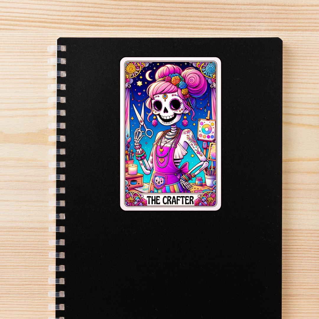 The Crafter Tarot Card Decal