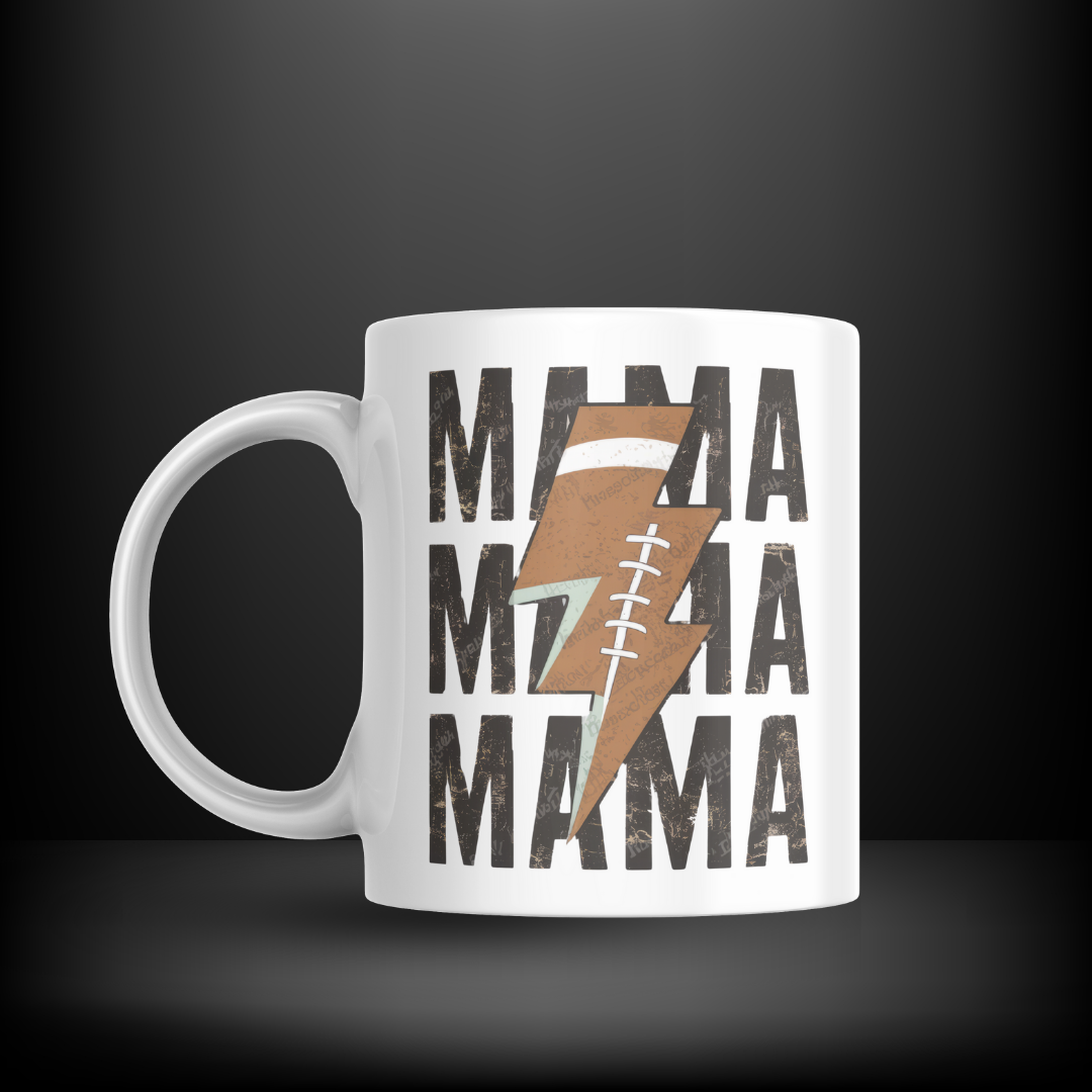 Mama/Papa Football Decal