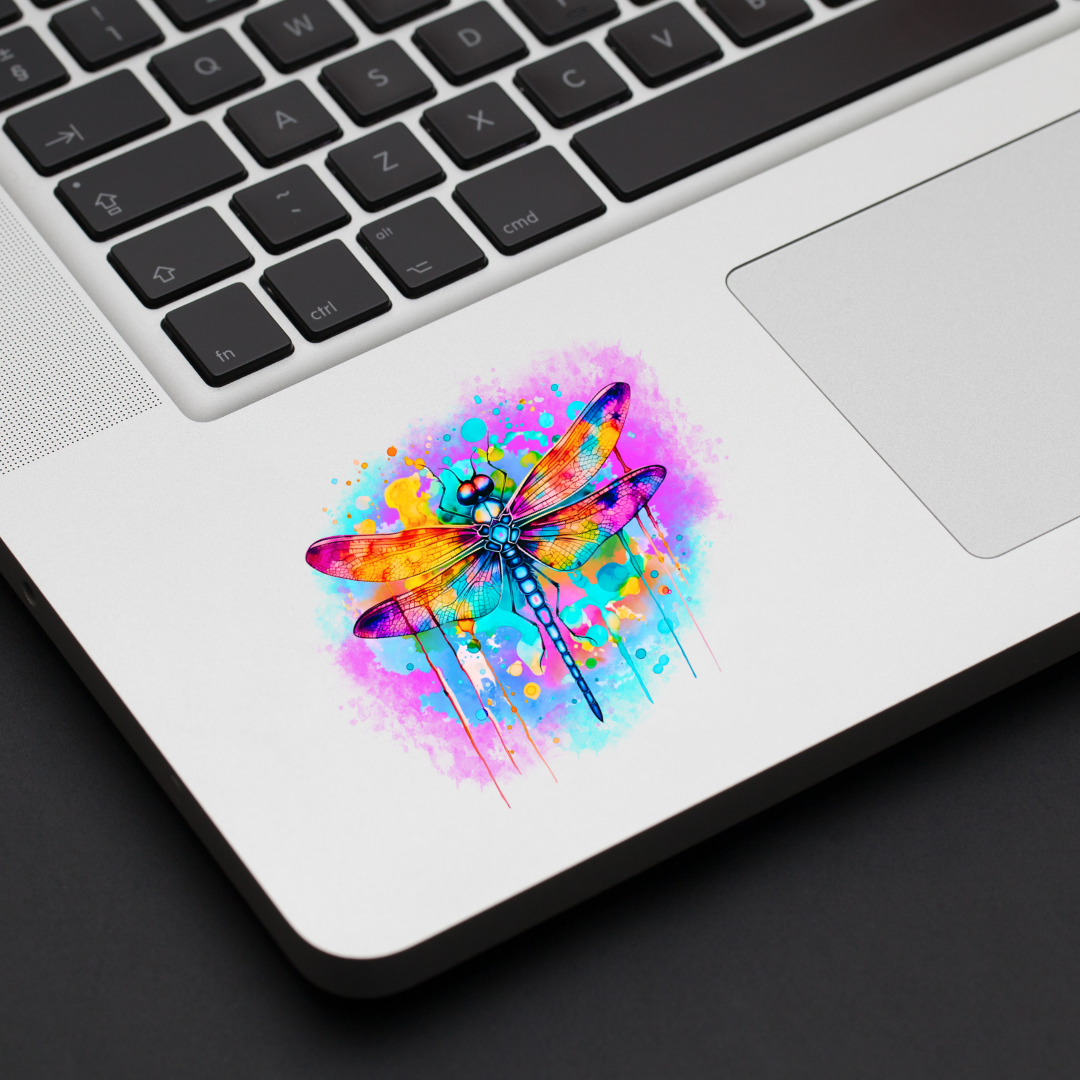 Color Drip Dragonfly Decal