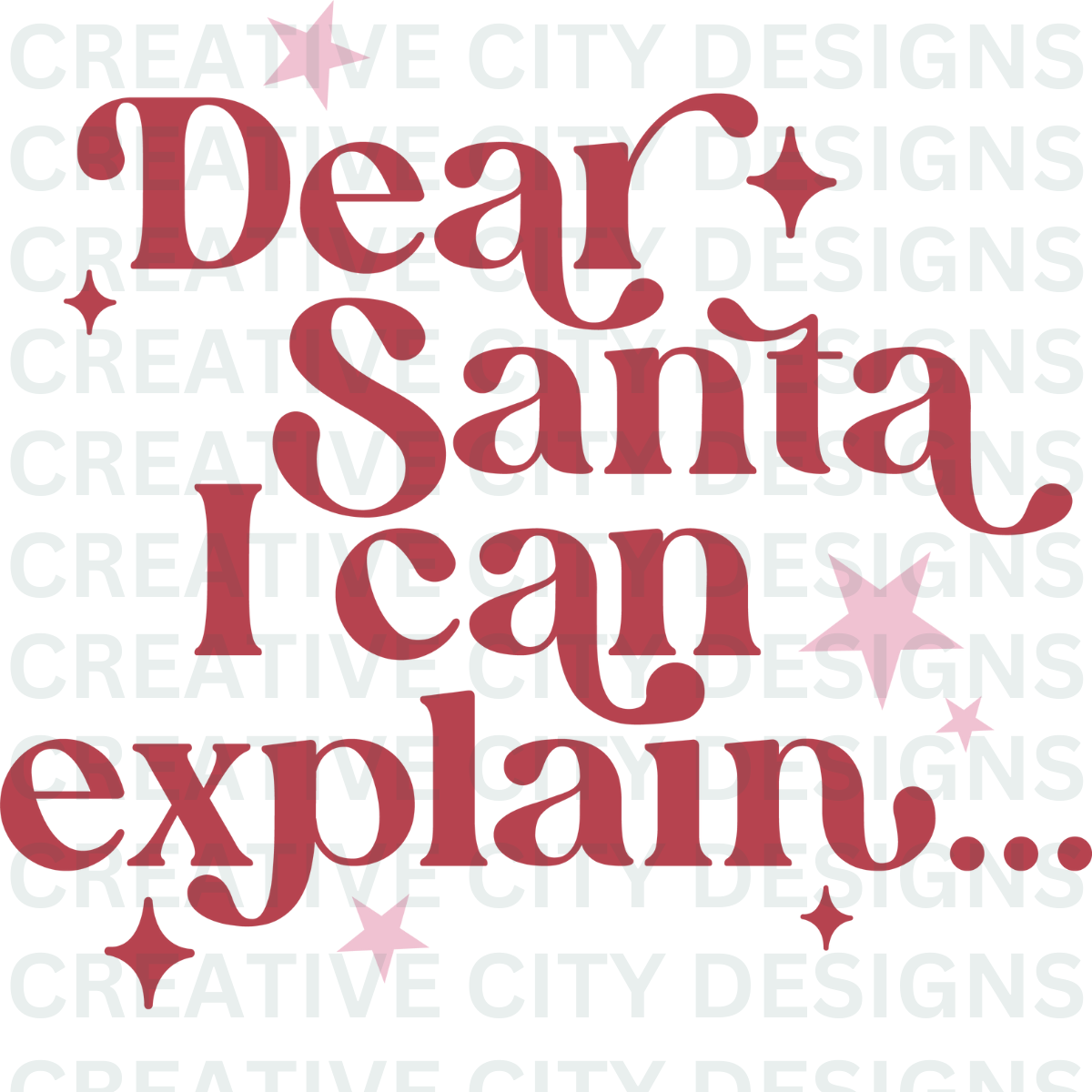 Dear Santa Decal