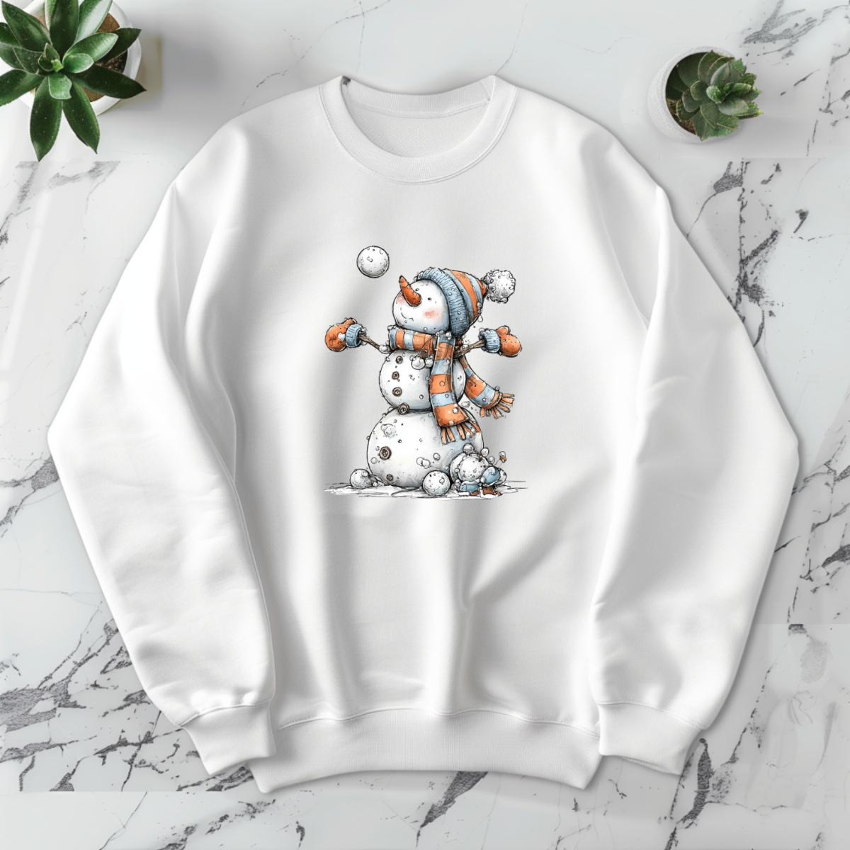 Snowman 3 Different Designs! - DTF Transfer Print