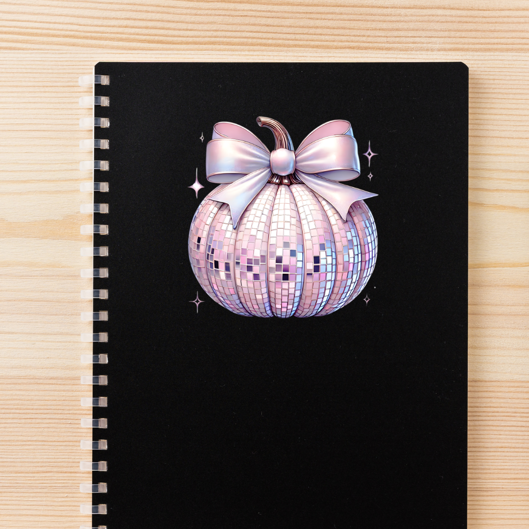 Disco Ball Pumpkin Decals