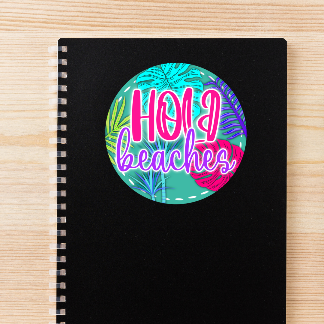 Hola Beaches Decal