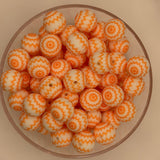 Citrus Zinger 15mm Silicone Bead