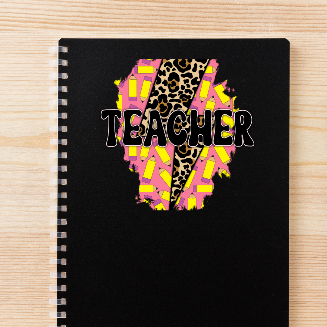 Teacher Lightning Bolt Decal