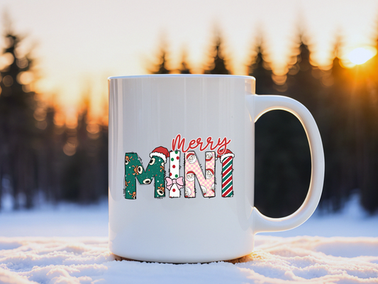 Merry Mama and Mini Decal