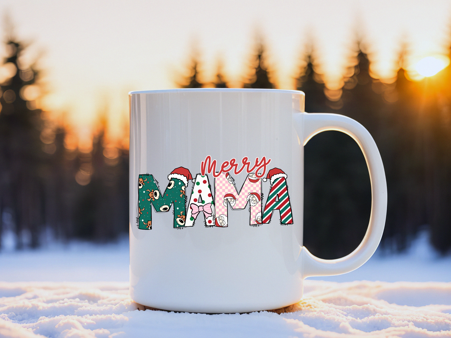 Merry Mama and Mini Decal