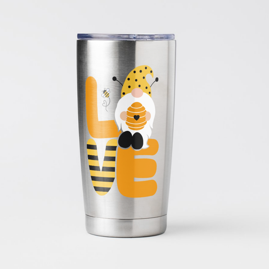 Bee Gnome Love Decal