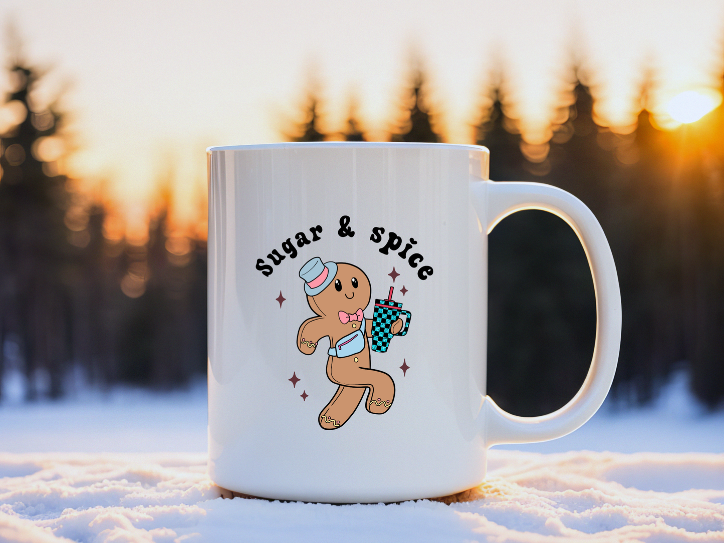 Sugar & Spice Gingerbread Man Decal