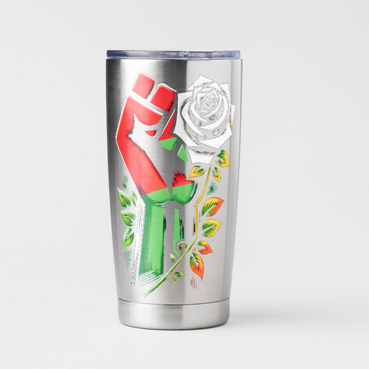 Rose Fist Decal