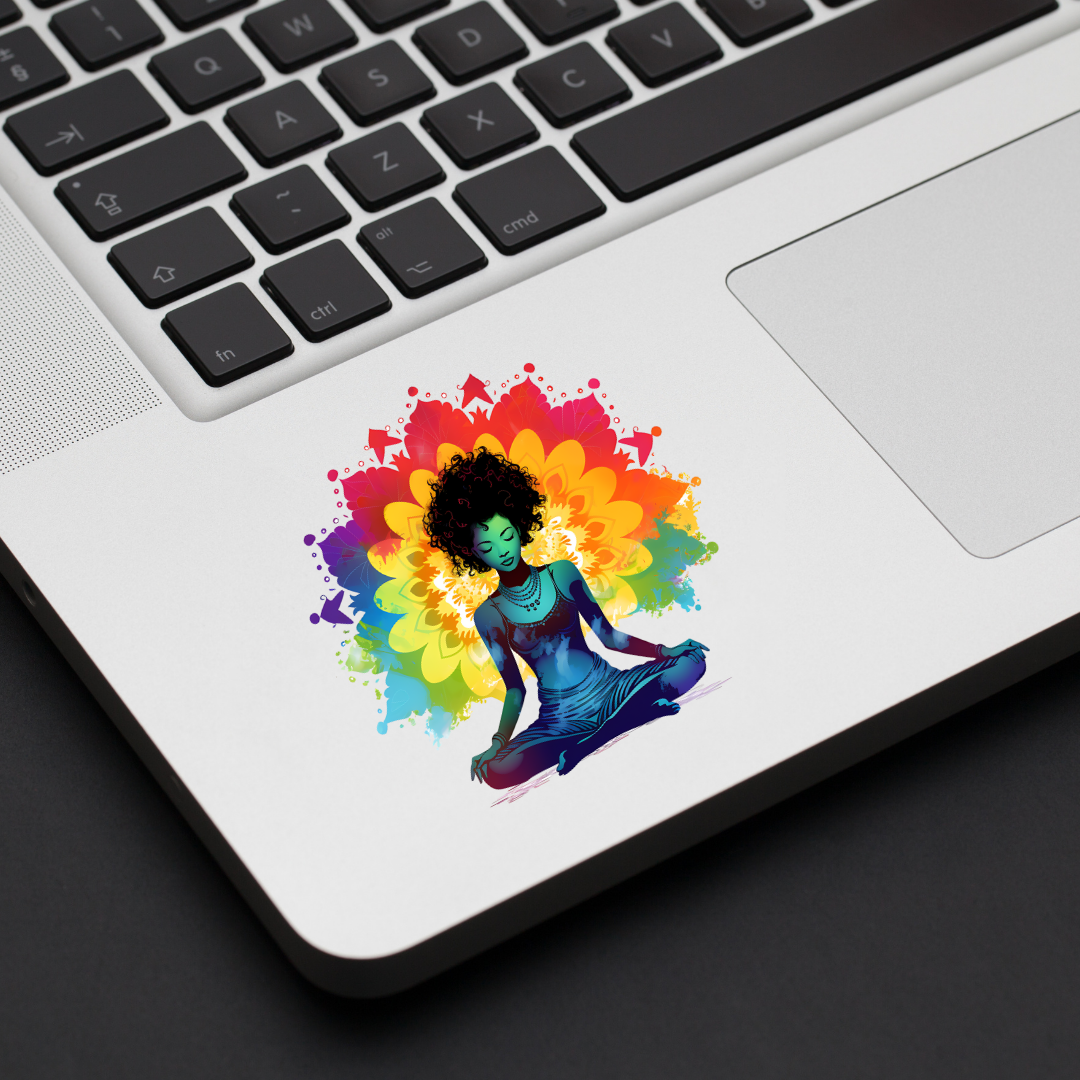 Chakra Yoga Meditation Decal