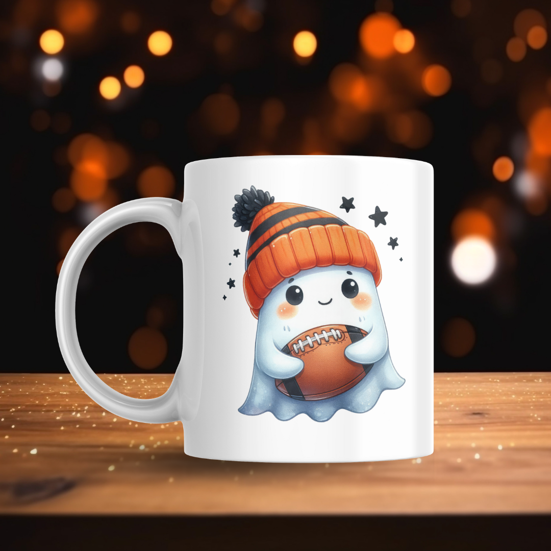 Orange Beanie Ghosts Decal