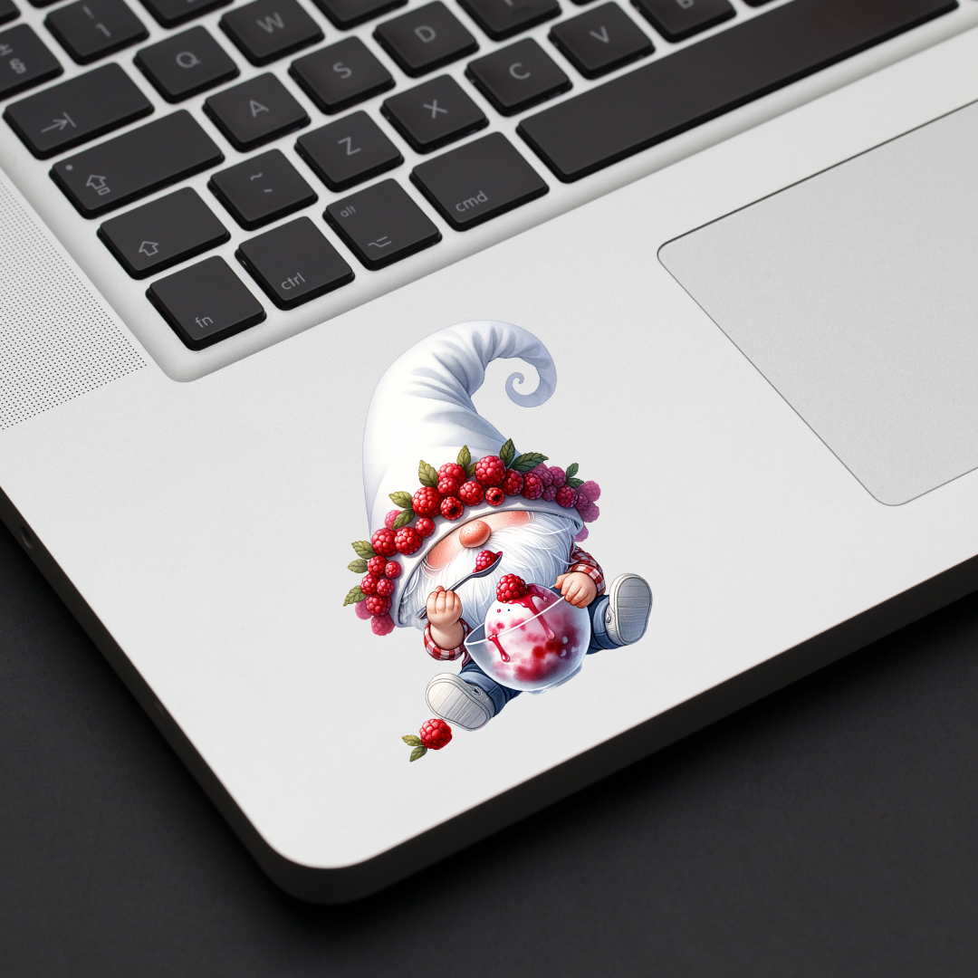 Raspberry Gnome Decal