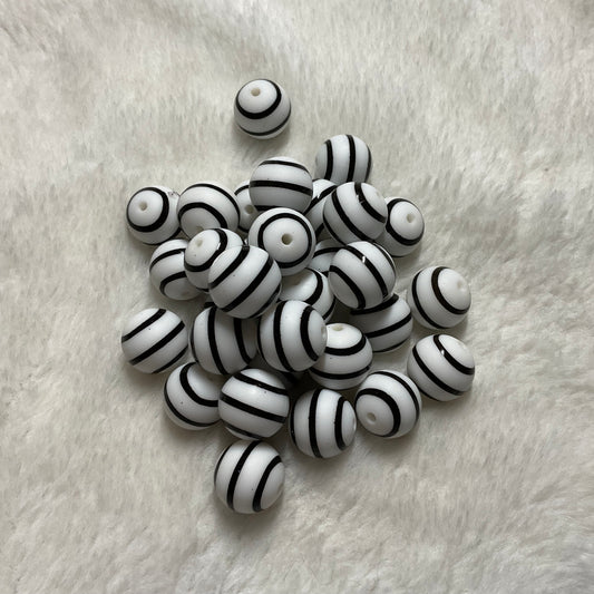 Luna’s Lines 15mm Silicone Bead