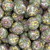 Soft Bouquet 15mm Silicone Bead