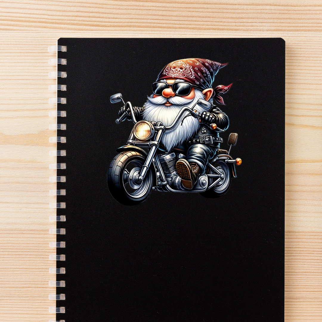 Biker Gnome Decal