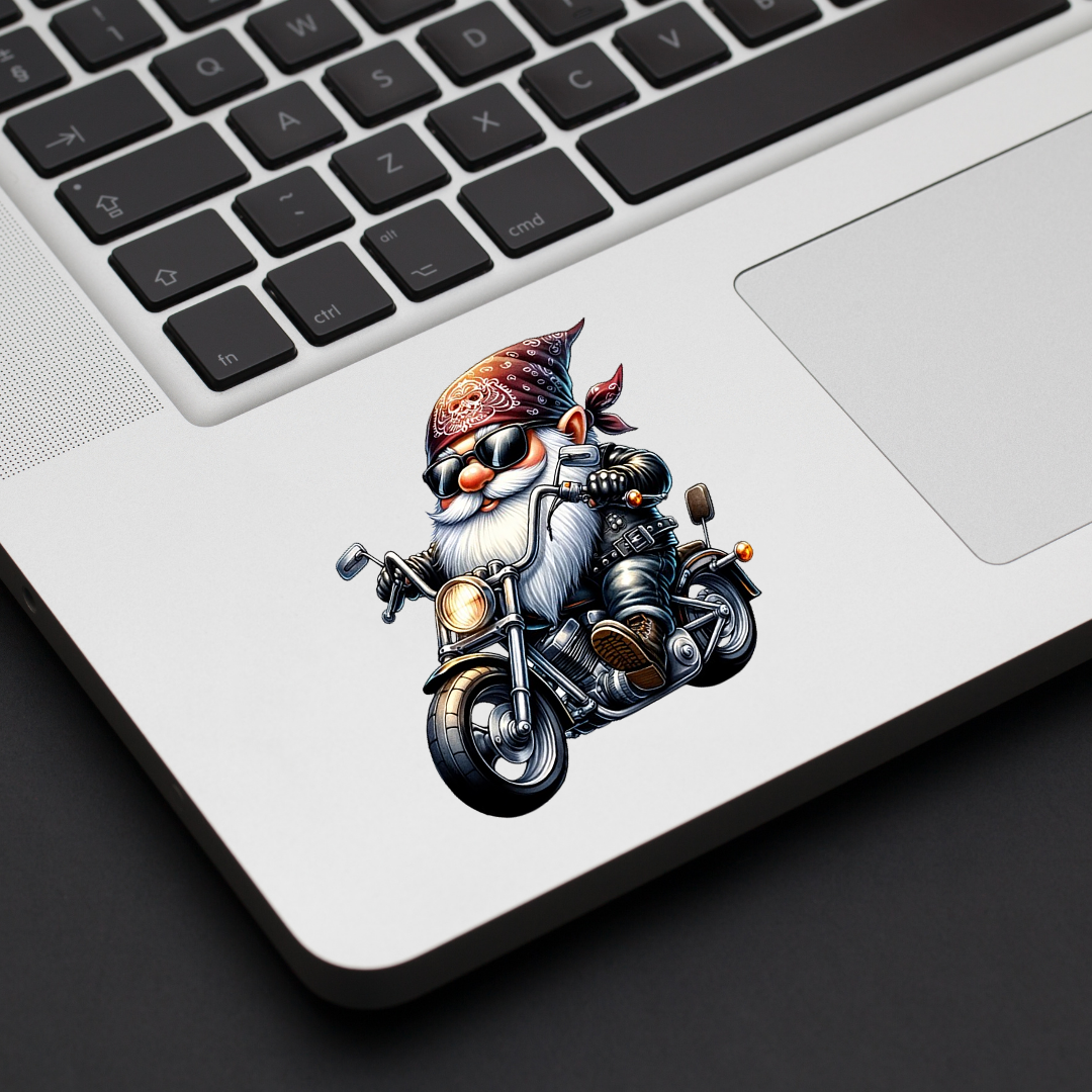 Biker Gnome Decal