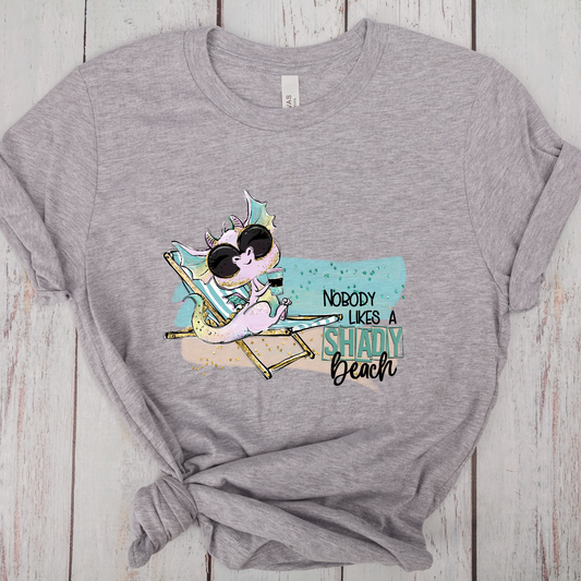 Shady Beach -DTF Transfer Print