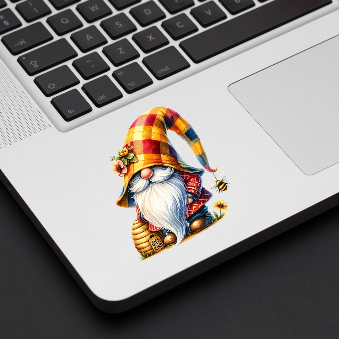 Bee Keeper Gnome Decal