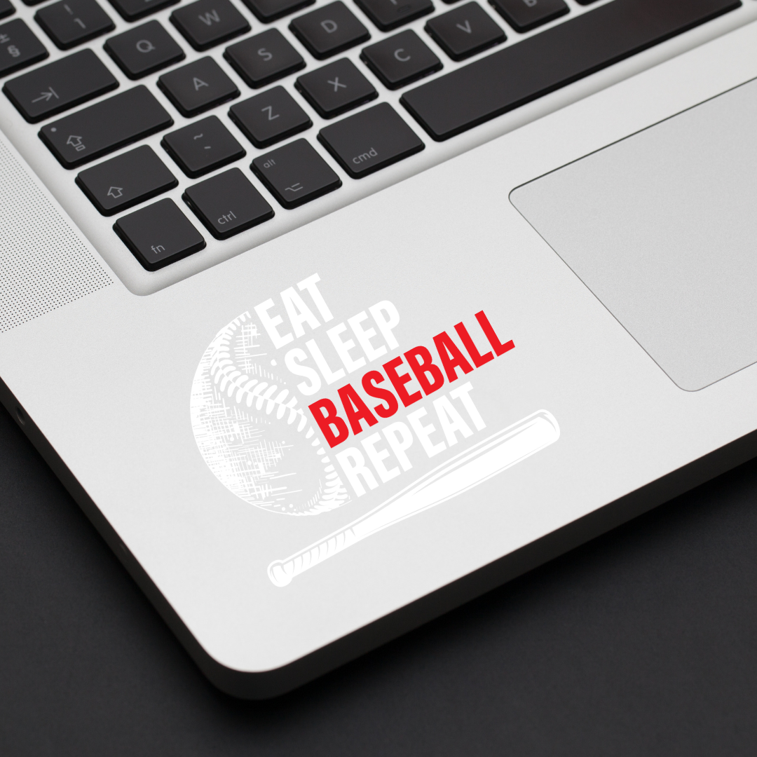 Eat Sleep Baseball Repeat Decal