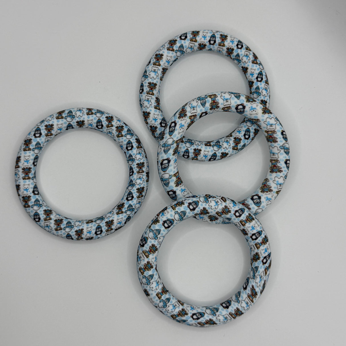 Snow Day 65mm Silicone Print Ring