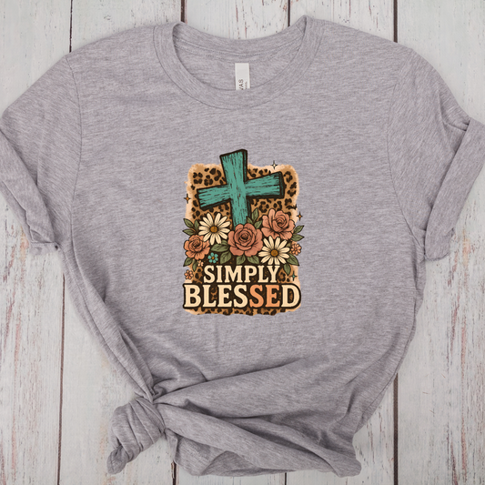 Simply Blessed -DTF Transfer Print