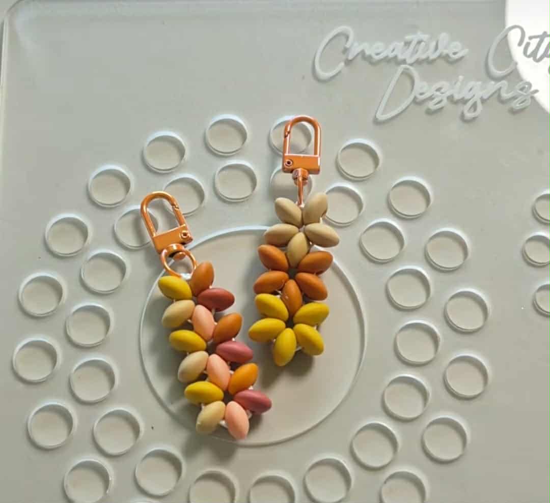 Triple Daisy Keychain - Live Creation Event!