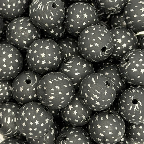 Magic Night 15mm Silicone Bead