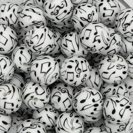 Creative Note 15mm Silicone Bead