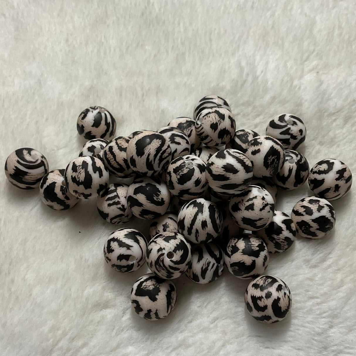 Wild Cat 15mm Silicone Bead