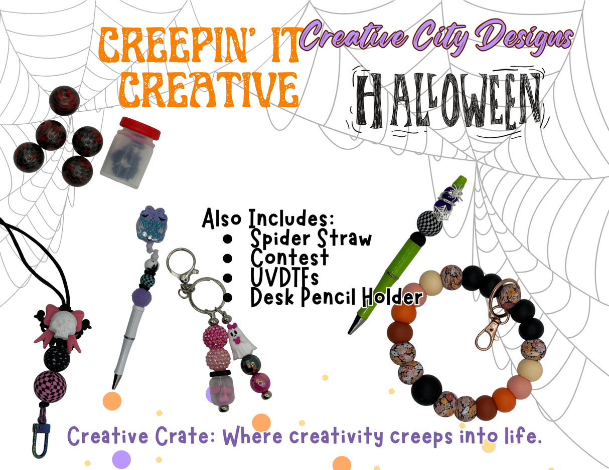 Creepin' It Creative - Halloween Creative Crate! Separate from Subscription- Not the Subscription Listing!!