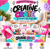Creative Crates - Monthly Subscription Boxes *PURCHASE SEPARATELY* - Will ship on the 17th of the month!
