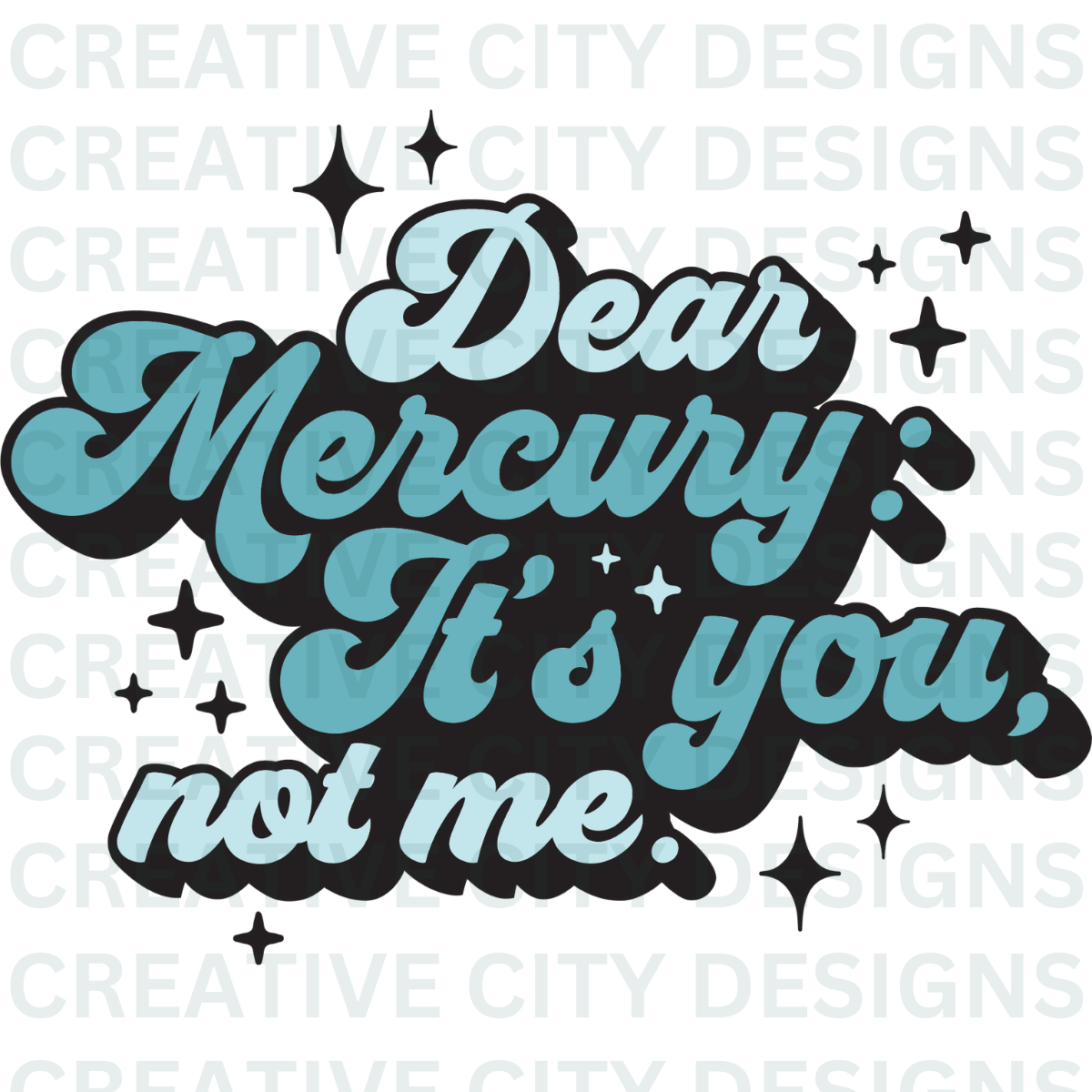 Dear Mercury Decal