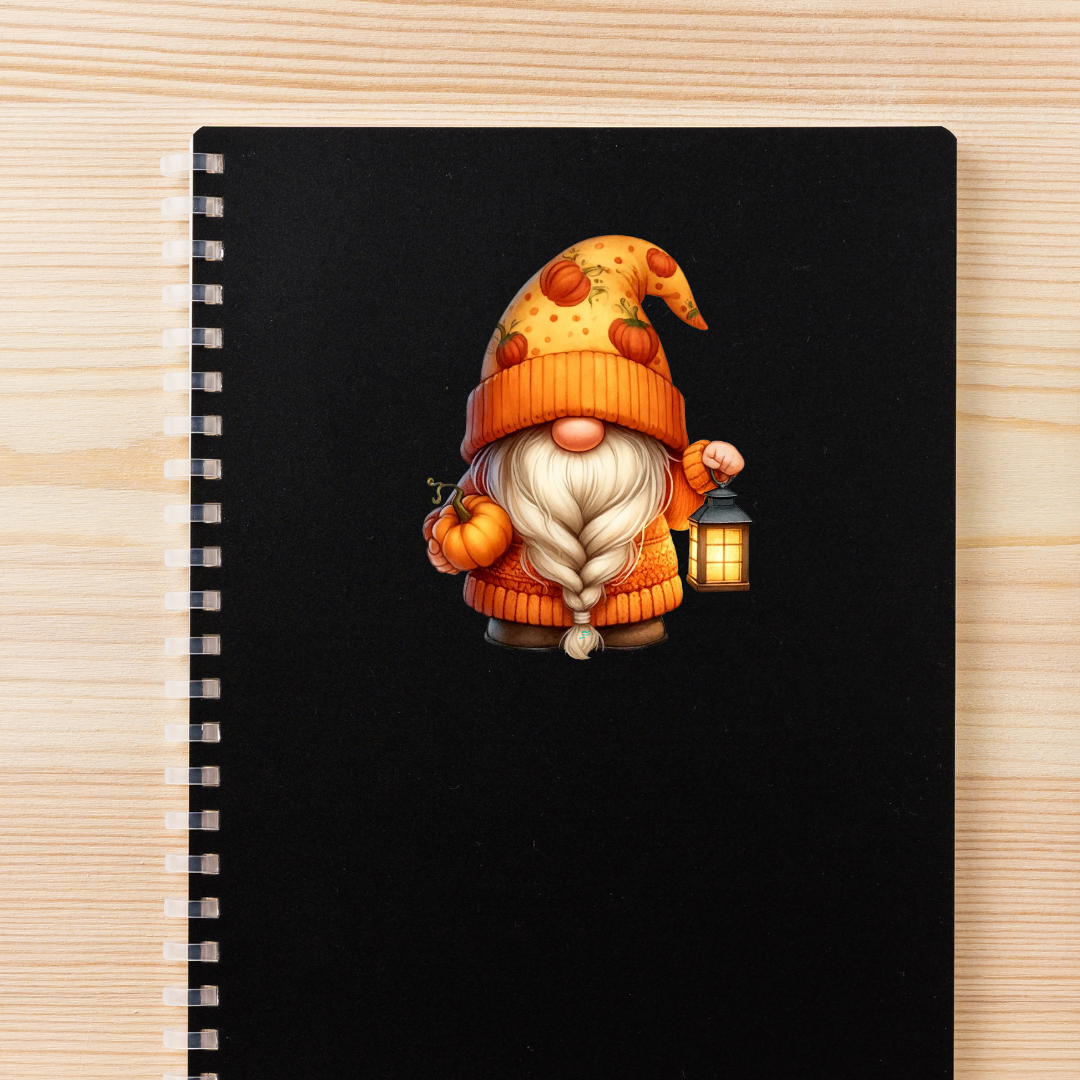 Pumpkin Gnome Decal