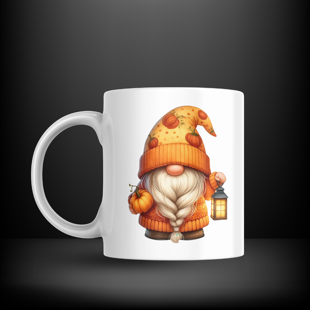 Pumpkin Gnome Decal