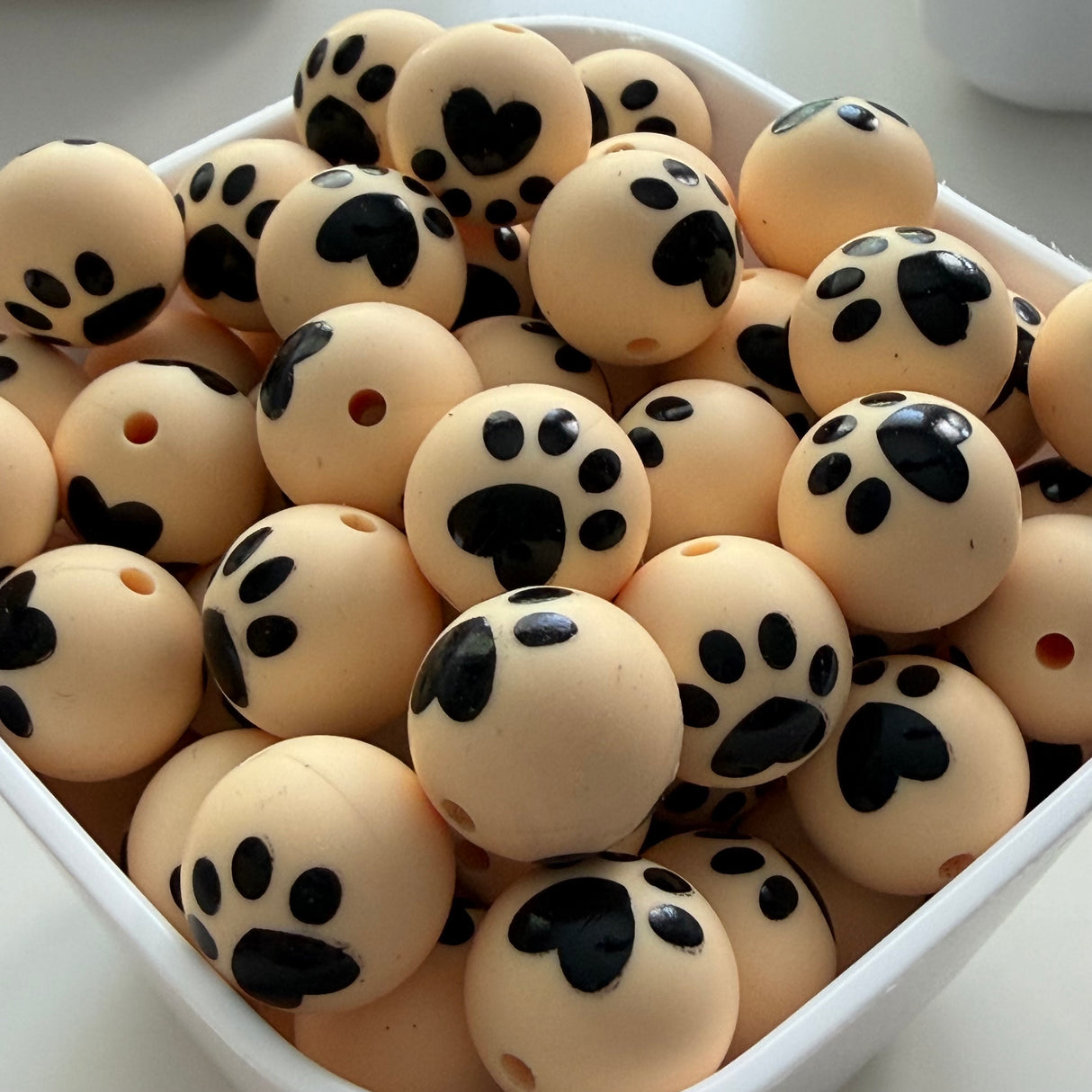 Puppy Love 15mm Silicone Bead