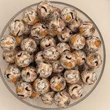 Halloween CheckUp 15mm Silicone Bead