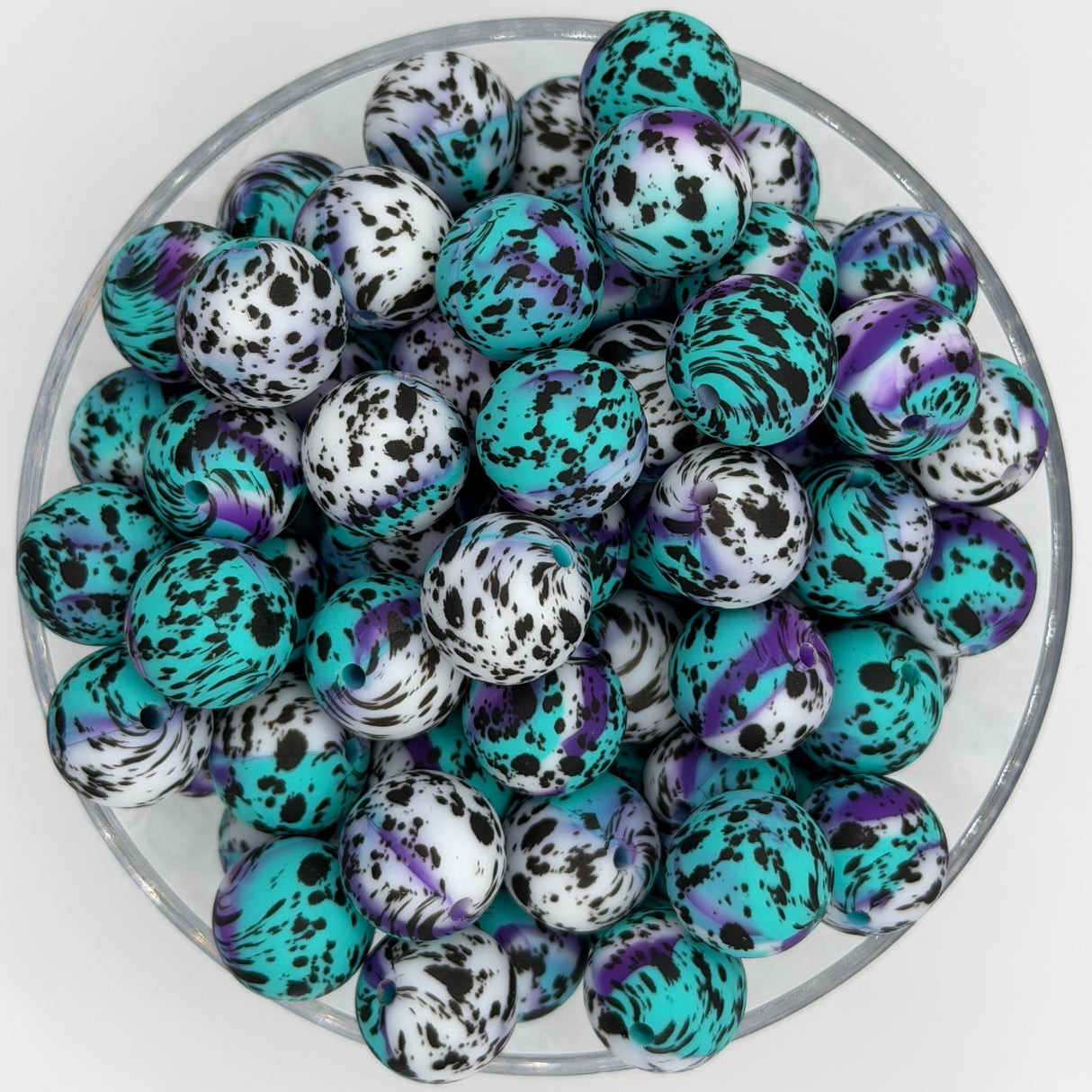 Flash Dance 15mm Silicone Bead