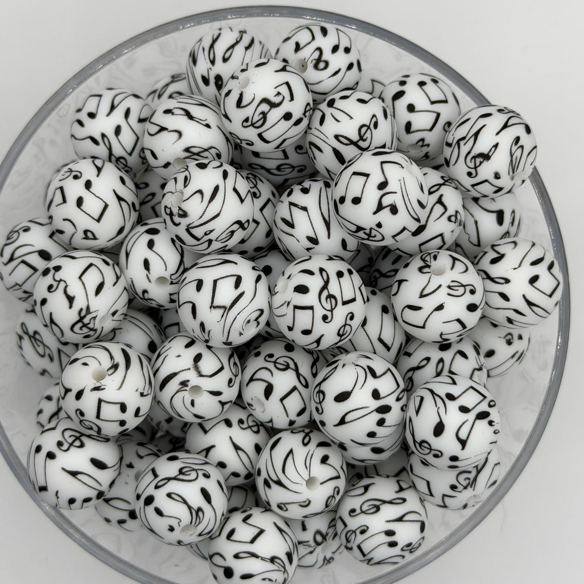 Creative Note 15mm Silicone Bead