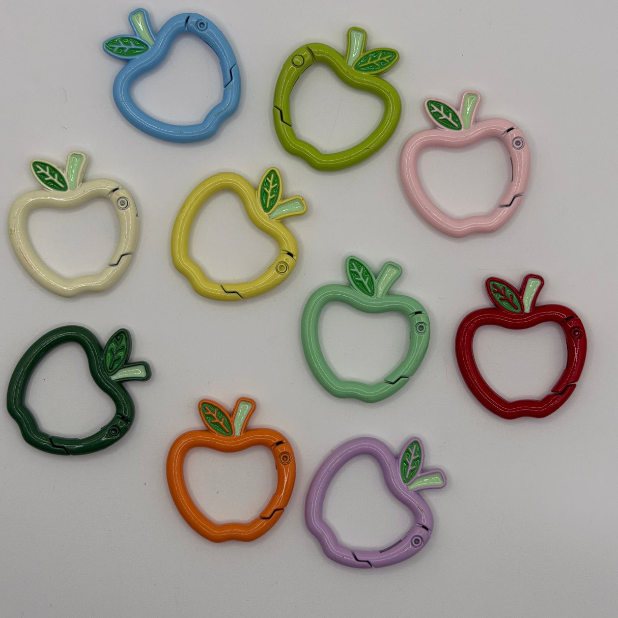 Apple O-RIng Clasps- Set of 5