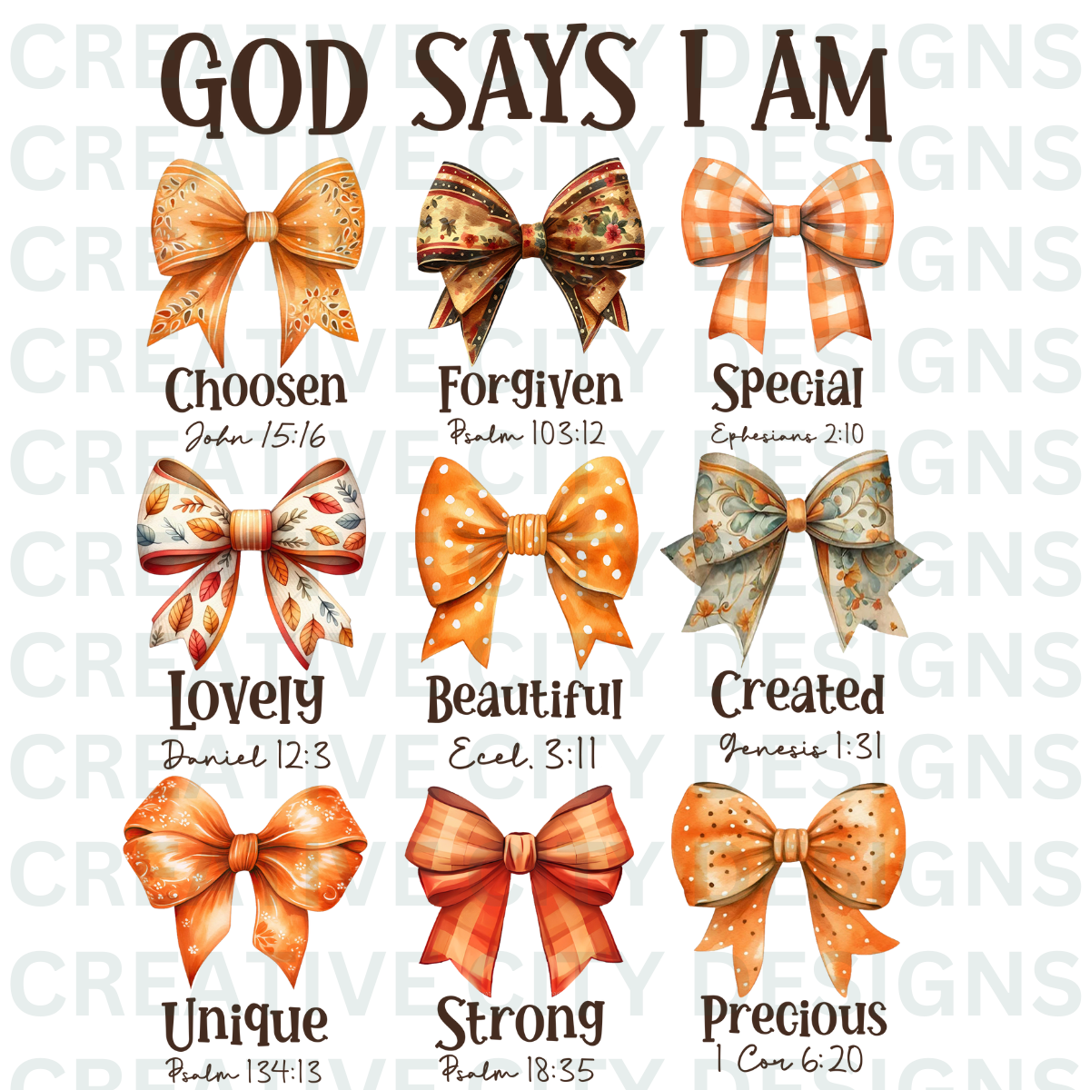 God Says I Am/You Are Decal