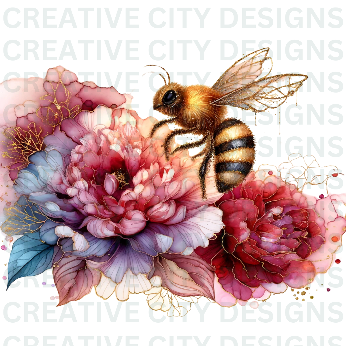 Ink Bee Decal