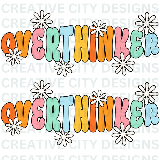 Overthinker Decal