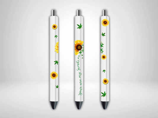 Sunflower Mary Jane Series Pen Wraps