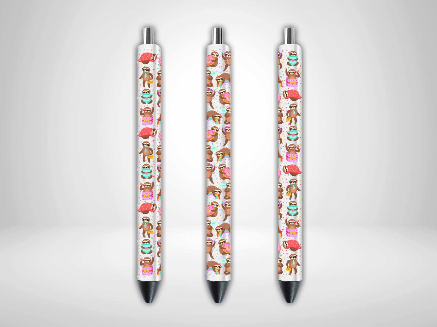 Sloth Fun UVDTF Pen Wrap