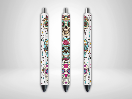 Sugar Skulls Pen Wraps